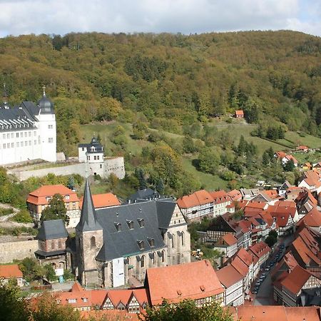 Hotel Garni Weisses Ross Stolberg  Екстер'єр фото