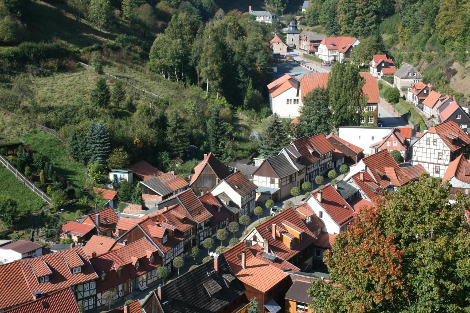 Hotel Garni Weisses Ross Stolberg  Екстер'єр фото