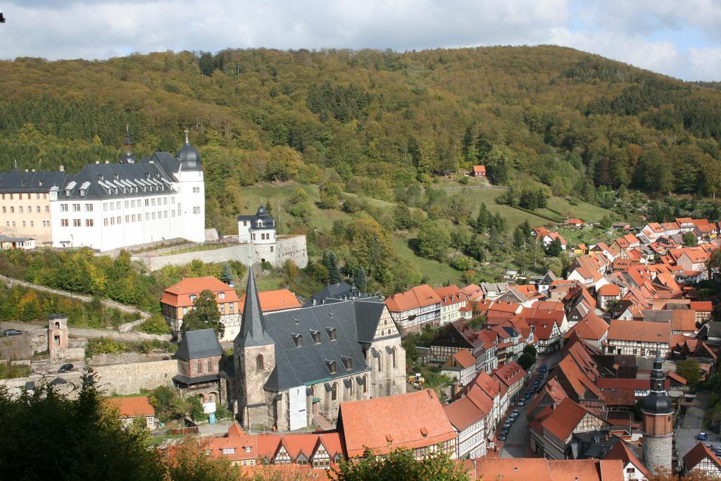 Hotel Garni Weisses Ross Stolberg  Екстер'єр фото